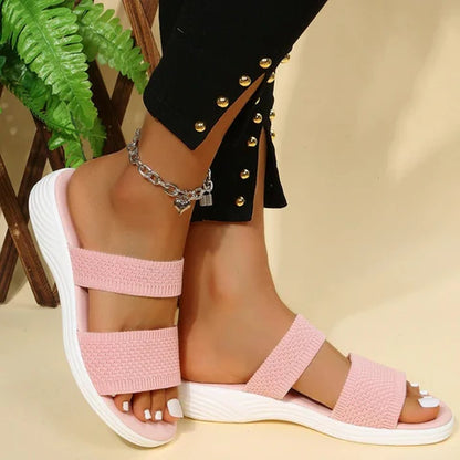 ZANDORA dames sandalen met mesh bandjes